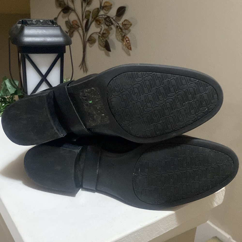 Franco Sarto Black Heeled Boots - Picture 10 of 13